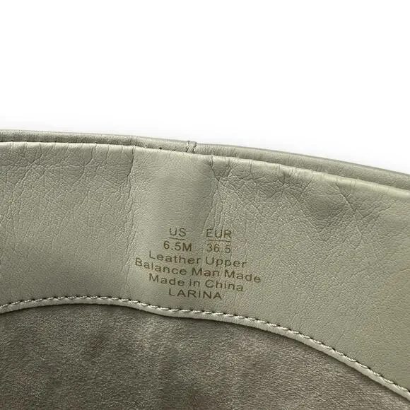 Sam Edelman Anthropologie Women's Larina Tall Boots Size 6.5 Light Grey Lug Sole - Picture 11 of 12